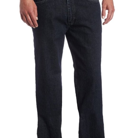 Men's casual fit straight leg jeans